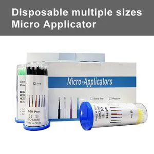 Multifunctional Bendable Applicator Disposable Brush/Miniature Nylon Miniature Cleaning Stick