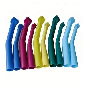 Dental Saliva Ejector Tips High Volume Evacuator Suction Tip Dental Disposable Vented Evacuation Aspirator (YQD2-2)