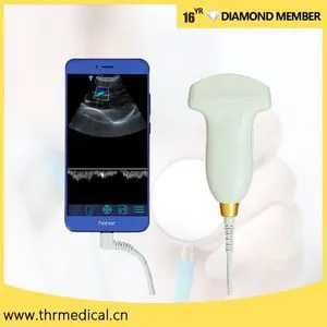 Cheap USB/WiFi Color Doppler Ultrasound Scanner Convex Probe (THR-USD1)