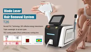 Triangel High Power Painless Hair Removal Laser 808 755 1064 Triple Wavelength Diode Laser Hair Removal Machine Germany