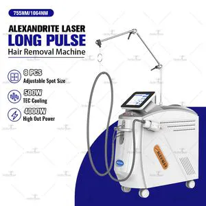 Big Power RF ND YAG Laser Alex Hair Removal Alexandrite 755nm Device