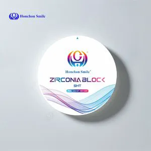 Sht White Dental Zirconia Blocks 98mm 95mm Dental Zirconium Disk