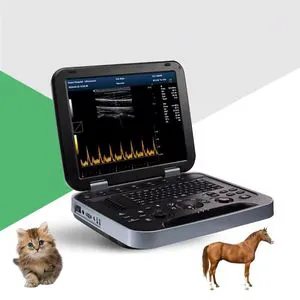 Portable Vet Black and White Pet Portable Veterinary Ultrasound Scanner