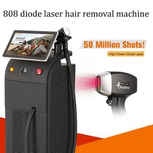 1064 755 808 Nm 3 Wavelengths Hair Removal Diode Laser Machine Ice Titanium