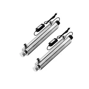 Water Treatment Equipment 1200mm Long X 63mm Diameter 25W Ultraviolet Stainless Steel Water Sterilizer