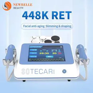 Maquina Diatermia Monopolar 448kHz Tecar Therapy Handle Manipulo Vaginal PARA Diathermy Machine Resistive Mano Control Lapiz