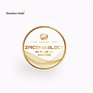 March4d Plus Multilayer Preshaded Zirconia Blocks Ultra Translucency Zirconia Block