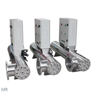 UV Sterilizer for Water Purification 304 Stainless Steel Low Pressure Drinking Water UV Light Sterilizer