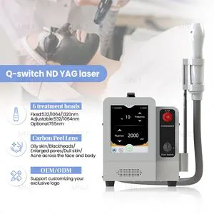 Professional Q Switched ND YAG Laser Device for Tattoo Erasure & Skin Rejuvenation