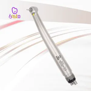 Ceramic Bearing Push Button Chuck Air Turbine High Speed Handpiece Small Head Connect B2/M4 Dentist