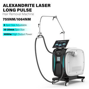 CE FDA Medical Alexandrite and ND: FDA Laser Long Pulse Gentle Hair Removal Machine Varicose Veins 4000W