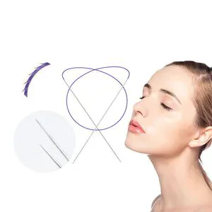 Wholesale 4D 19g 21g 100mm 290mm 380mm Pdo Pcl Double Needle Cog Thread Lifting