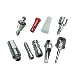 Dental Implant Titanium Straight Abutment 9mm Regular Platform for Implant 2.42 Hex