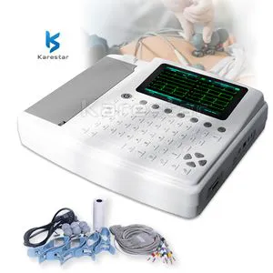 New Type K-Ea12 Human Use Touch Screen EKG Machine 12 Lead ECG