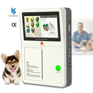 Portable 12 Lead ECG Monitor Device Cardiotocography Veterinary ECG Machine 6/12 Channel