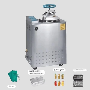 Vertical High Pressure Sterilizer for Medical Tools and Instruments