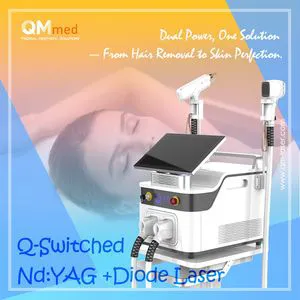 OEM 2 in 1 ND YAG Pico Laser Tattoo Removal Machine Price Professional Ice Permanent 808 Nm Diode Laser Hair Removal Machine 2 in 1 Multifunction Laser