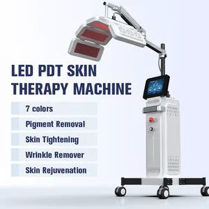 Skin Rejuvenation Portable Skin Improvement LED Phototherapy LED Light Therapy 7 Colors Chromotherapy Equipment