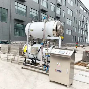 Electric Heating Steam Heating Water Bath Type Spraying Sterilizing Pot for Glass Jars for Meat