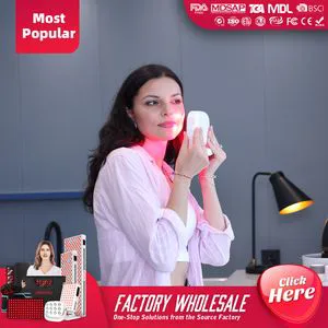 Redfy Portbale Mini Pain Relief Facial Skin Care Lamp Device LED Infra Handheld Red Light Therapy Panel