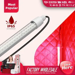 Redfy Waterproof Design Medical Grade 660nm 850nm Easy Use Compatible with Sauna Tent Near Infrared Red Light Therapy Tube