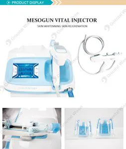 Prp Vital Injector Automatic Mesotherapy Injection Gun Prp Mesogun Vital Injector Beauty Machine Korea Mesotherapy 5 Pin Crystal Multi Needle Mesogun