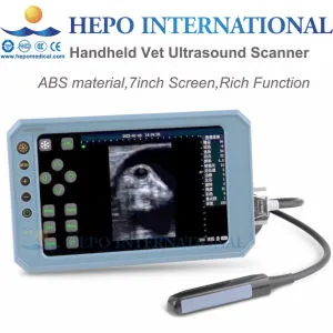 Farm Popular Handheld Waterproof Veterinary Ultrasound Scanner Machine