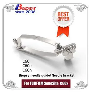 Compatible with Fujifilm Sonosite Ultrasound Convex Probe C60 C60e C60n C60X Stainless Steel Reusable Biopsy Needle Bracket, Needle Guide Ultrasound