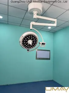 High-Intensity Ceiling Surgical Lamp with Adjustable Brightness Features