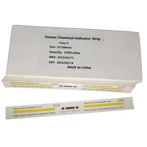 High Pressure Disposable Autoclave Class 4 Steam Indicator Strip for.