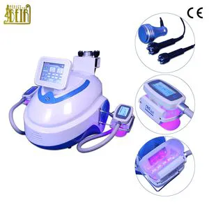 Cavitation RF Fat Slimming Beauty Cryolipolysis Machine Double Cryo Handle Working at Same Time