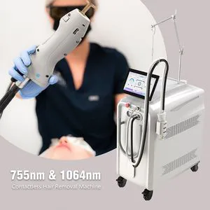 Factory Price Salon Used Laser Alex ND YAG Gentle Permanent Equipment 1064nm 755nm Alexandrite Diode Laser Hair Removal Machine