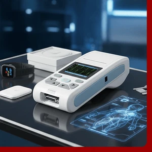 Portable ECG Monitor with 2.7