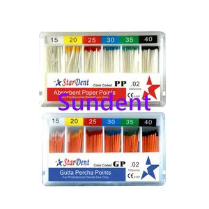 Gutta Percha Point Paper Point 02 Taper Gp PP Dental Orthodontic Material