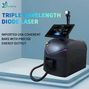 Salon Equipment 1600W Triple Wavelength Laser Permanent Hair Removal Machine