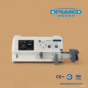 Dpmmed Health Care OEM Automatic Electric Ambulatory Single Channel OEM Syringe Pump Vet OEM Medical Feeding Injection Pole Clamp Portable