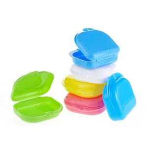 Medical Colorful Dental Denture Box Plastic Dental Teeth Case