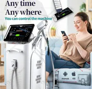 Android System 2 in 1 Diode & Analyzer Permanent Hair Removal Skin Analysis Hair Analysis Beauty Machine