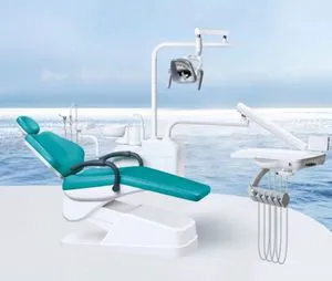 Modern Electric Dental Chair Unit with Adjustable Spittoon Design