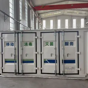 4-in-1 Mobile Eto Sterilizer Service Cabin, on-Site Operation for Cultural Relics Sterilization
