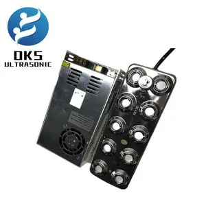Ultrasonic 10 Head Transducer Atomization Cooling System Fogger 1.7 MHz Mist Maker
