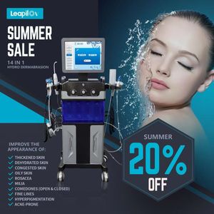 14in1 Hydra Dermabrasion Skin Jetpeeling Aqua Facial Cleansing Beauty Machine
