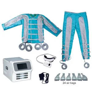 24PCS Airbags and Presstherapy Detoxification Weight Loss Function Pressotherapy Lymph Drainage