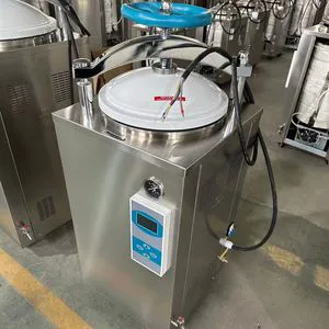 Junmu Medical 35L-100L Manual Digital Display Vertical Pressure Steam Autoclave Sterilizer Class B Sterilization Equipment