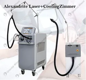 CE Approved 755nm Alexandrite Laser 1064nm ND YAG Long Pulse Laser Super Strong Hair Removal Alexandrite Beauty Machine Alex Laser