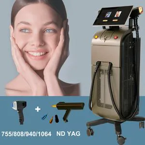 2in1CE Diode Laser Q Switched ND YAG 755 Nm Laser Tattoo Removal 808 Diode Laser Beauty Machine