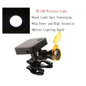 Dental LED Head Light 5W Wireless Medical Headlight Portable Surgical Headlamp