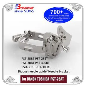 Reusable Biopsy Adapter for Use with Canon Toshiba Ultrasound Probe Pst-25at Pst-25bt Pst-25st Pst-30bt Pst-30sb PSU-30bt Biopsy Needle Guide Biopsy Bracket