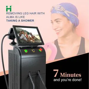 2024 Latest Ice Platinum Titanium Hair Removal Laser Replacement Spot 755nm 808nm 1064nm Diode Laser Hair Removal Machine Price