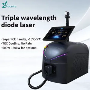 Effective Ice Cooling 755 808 1064nm 3 Wavelength Laser Hair Removal Machine